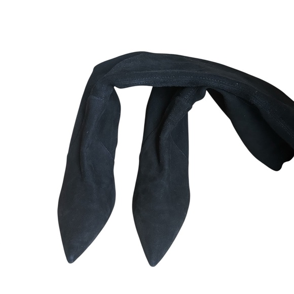 Stuart Weitzman Lesley 75 Tie Lace Over the knee suede boots RETAIL 798 - Picture 7 of 11